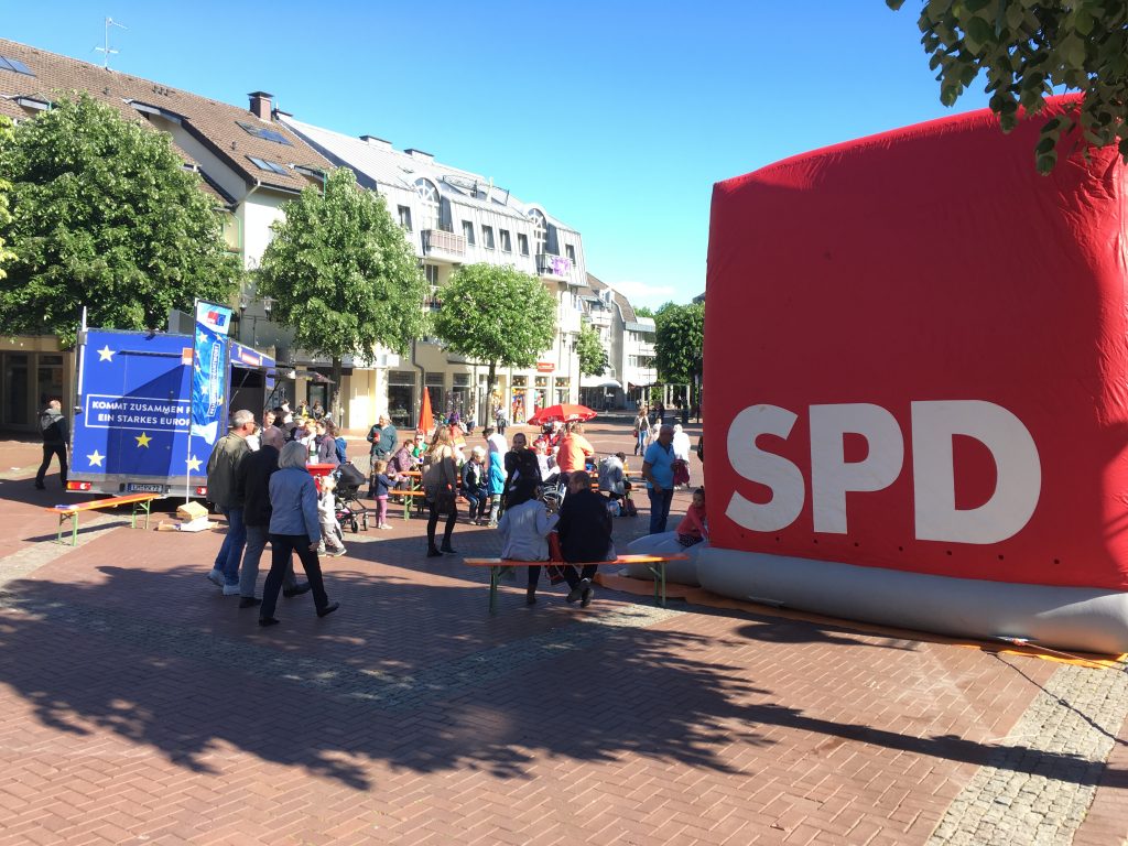 Foto der SPD-Tour "Kommt zusammen für Europa" am 15. Mai 2019